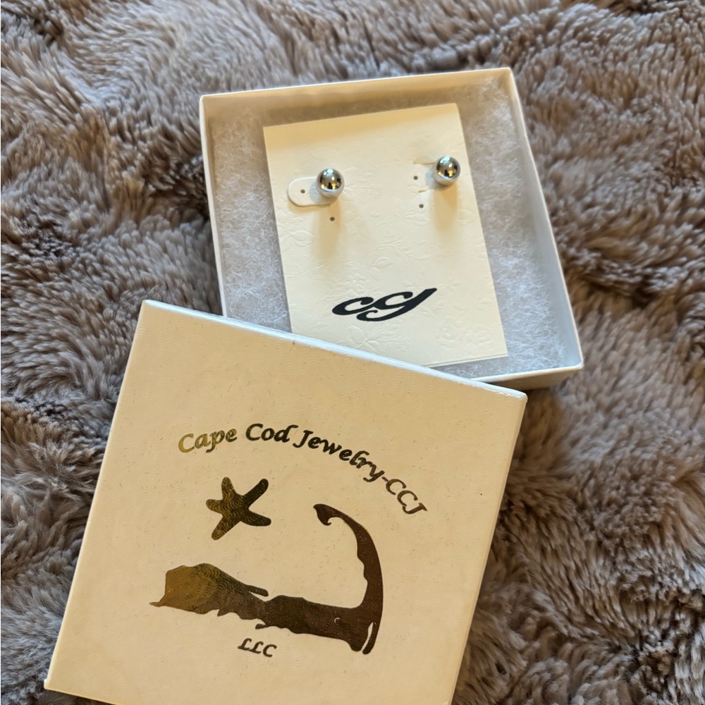 Cape Cod Jewelry Silver Stud Earrings